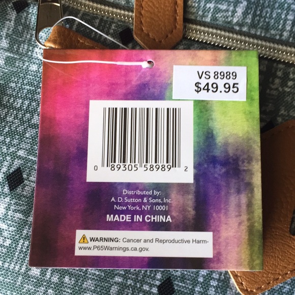 Lightning Bug Diamond Dot Flap Backpack - Picture 12 of 14